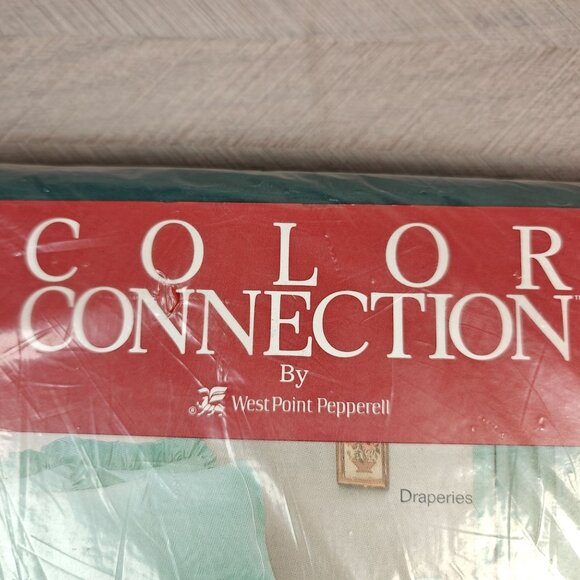 Vintage King Flat Sheet West Point Pepperell No-Iron Percale Cotton Blend - Picture 2 of 6